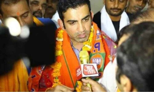 Defamation notice sent by Gambhir to three AAP leaders