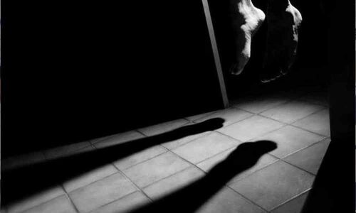 Mentally disabled boy nibbles dead fathers limbs