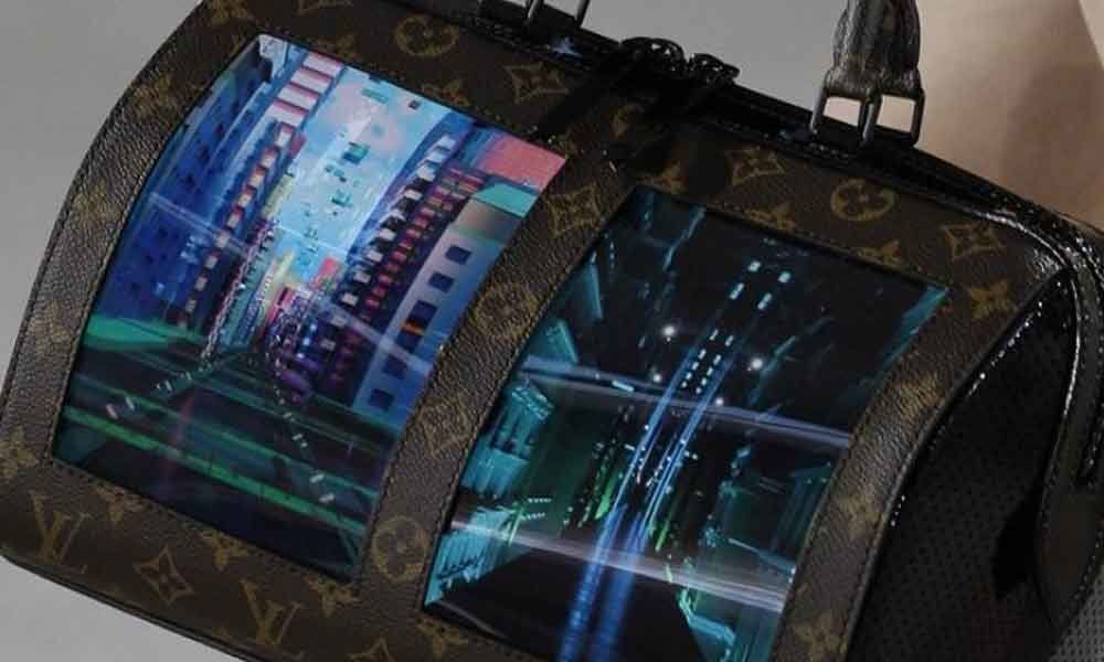 Louis Vuitton turns bag in to a portable TV