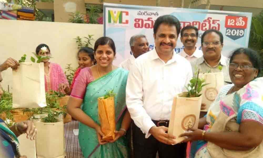 Saplings distributed to mothers