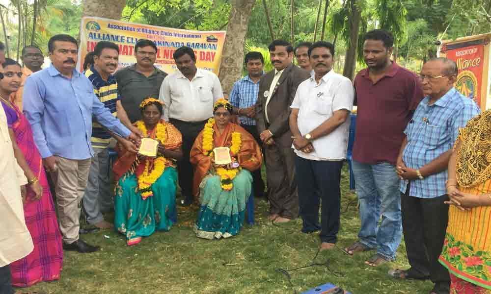 Alliance club Kakinada Saravan celebrates Mothers day