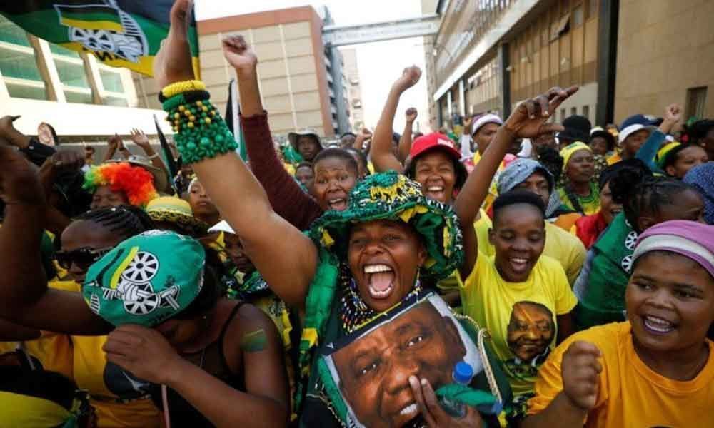 South Africas ANC celebrates election victory