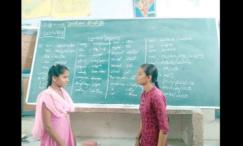Tribal students flock to ITDA English classes