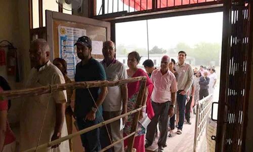 Less than 9% polling in Haryana