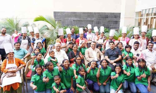 Orphan kids get a star hotel dining experience