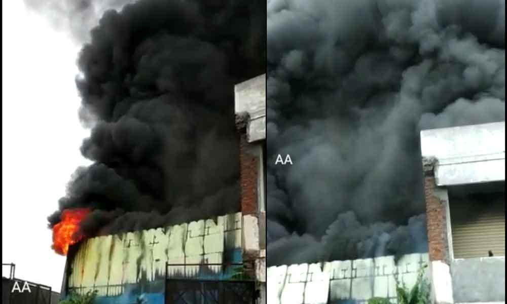 Fire accident occurred in Karwan