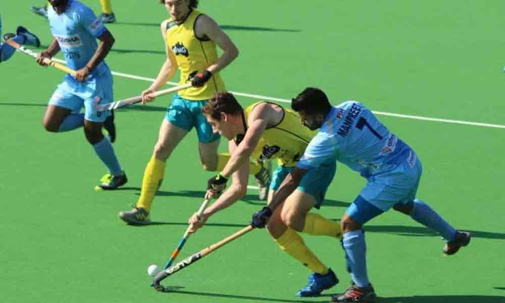 Indian mens hockey team draws 1-1 with Australia A