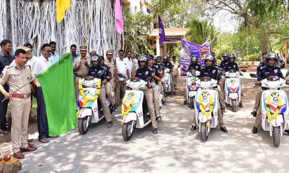 Superintendent of Police S Tripati launches Sakthi teams for women protection