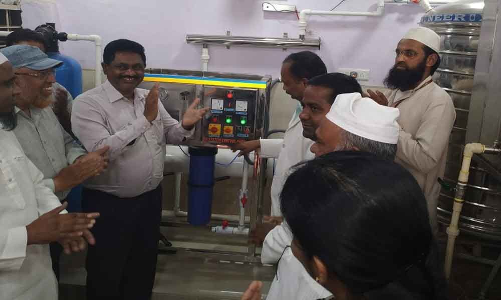Water purification plant donated to Osmania General Hospital