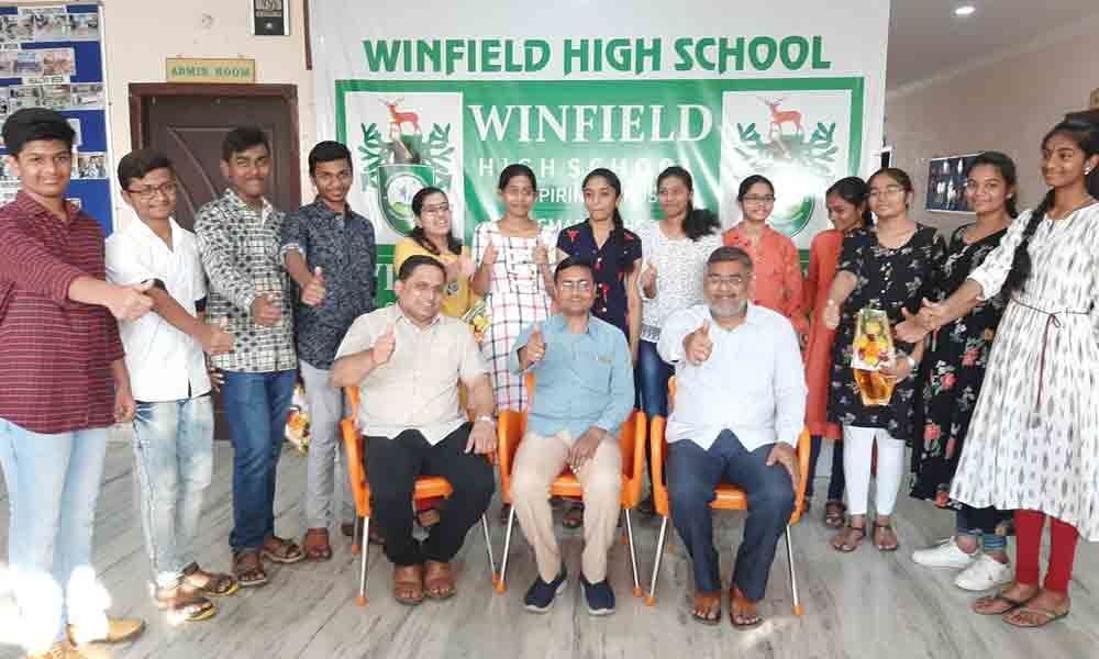Winfield students secure top grades in Khammam