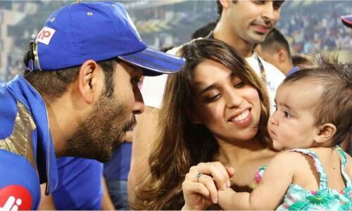 Watch: Rohit Sharma celebrates IPL title with daughter Samaira