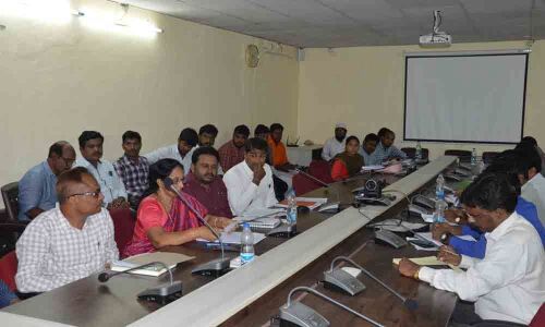 Address drinking water issues in rural mandals: Collector Rajat Kumar Saini  to RWS officials