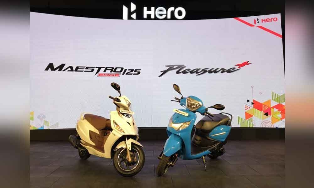 Hero launches Maestro Edge 125 and Pleasure Plus 110 scooters