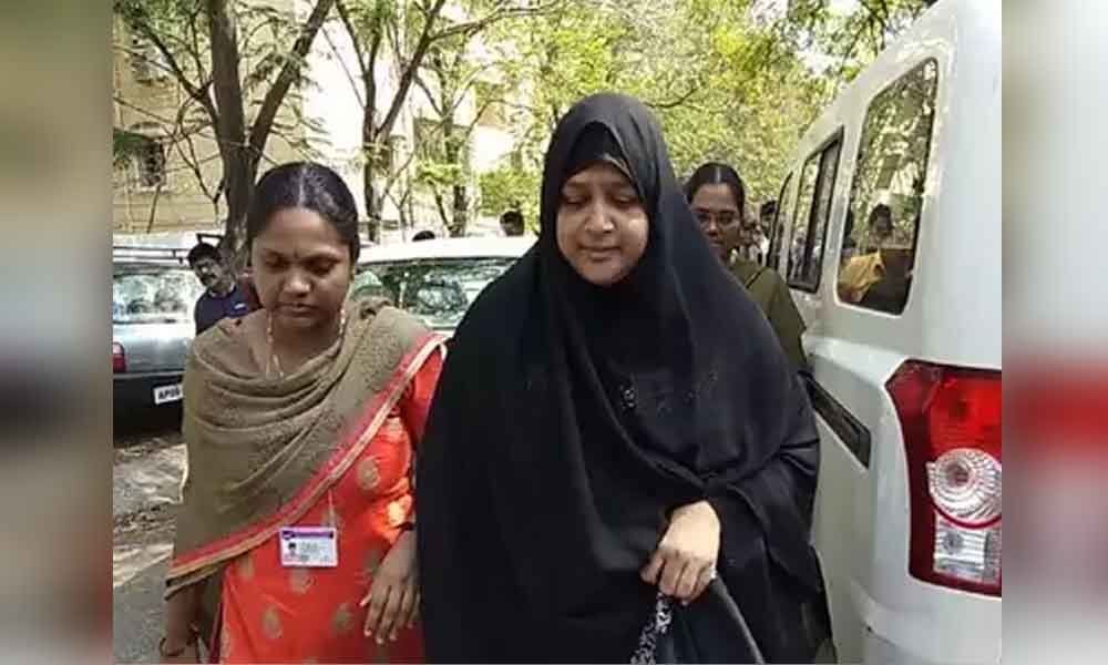ED officials took Nowhera Shaikh into 7 days custody on Tuesday from Chenchalguda Jail