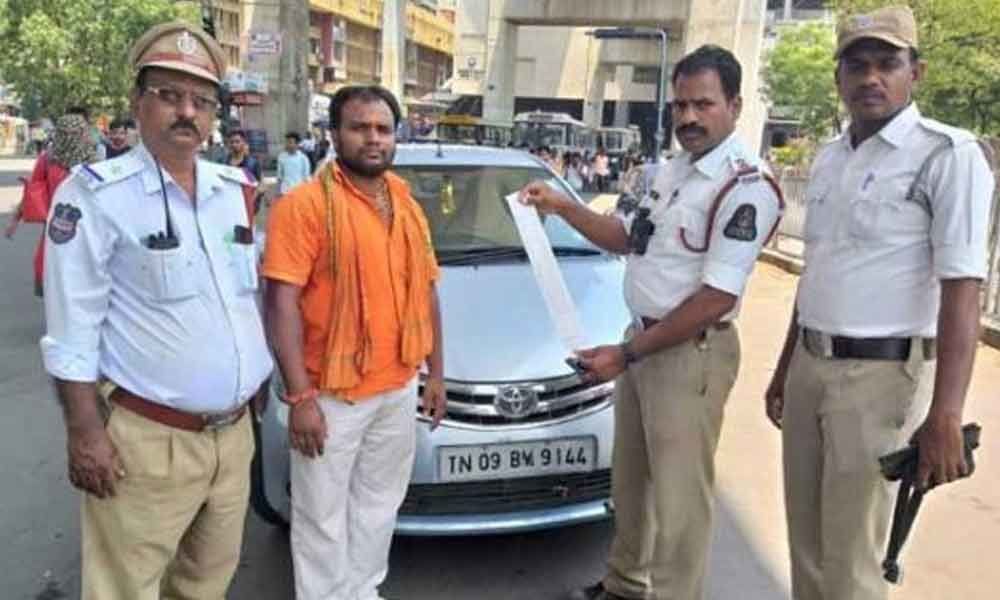 Hyderabadi car owner pays up Rs 98,000 in challans