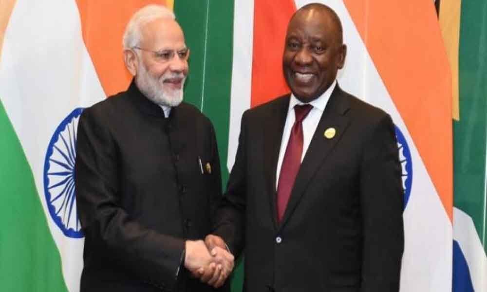 PM Modi greets South African president on being re-elected