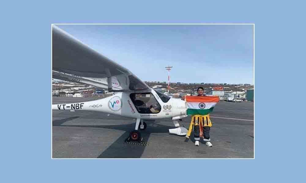 Mumbai girl is worlds 1st to cross Atlantic Ocean in Light Sports Aircraft