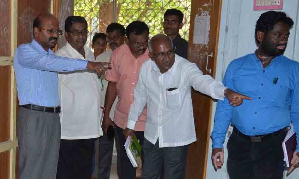 Poll Observer inspects strongrooms in Kothagudem