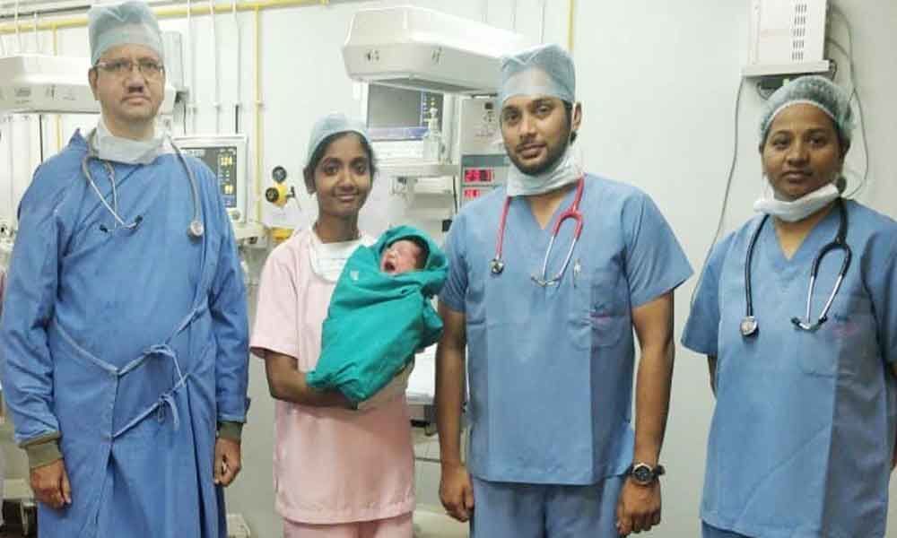Filipino delivers baby at RGIA; both fit to travel