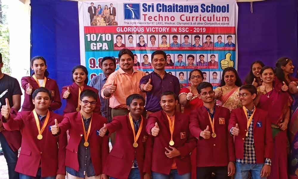 Sri Chaitanya shines in SSC-2019 results