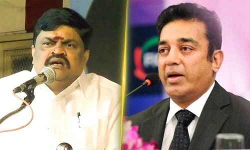 Haasans tongue should be cut off: TN Minister on Godse remark