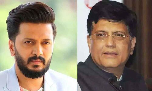 Riteish Deshmukh hits back at Piyush Goyal for his remarks against his father