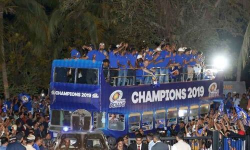 Watch: Mumbai Indians celebrate record fourth IPL title with a victory parade