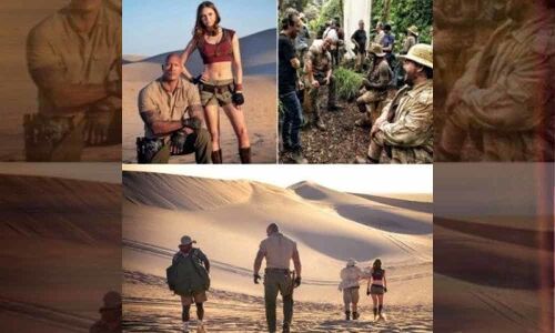 ​Its a wrap for Jumanji 3, Starring Dwayne Johnson and Kevin Hart