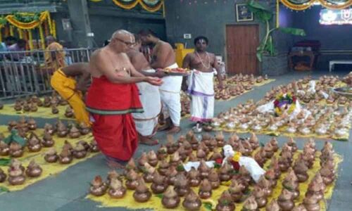Lord Sri Lakshmi Narasimha Swamy Jayanti celebrations at Yadadri