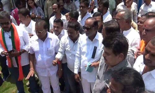 BJP stages protest over poll riot in West Bengal