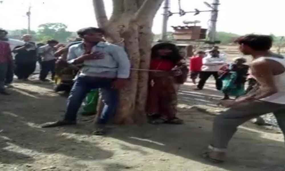 Man, cousin sisters tied to tree and thrashed in MP; 5 held