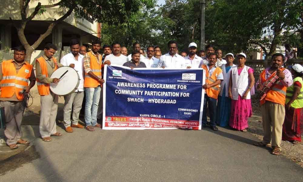 Awareness rally held on waste segregation