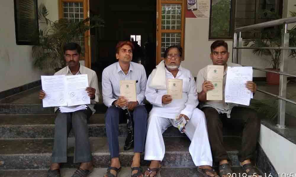 Retired RDO stages sit-in with sons seeking new land passbooks