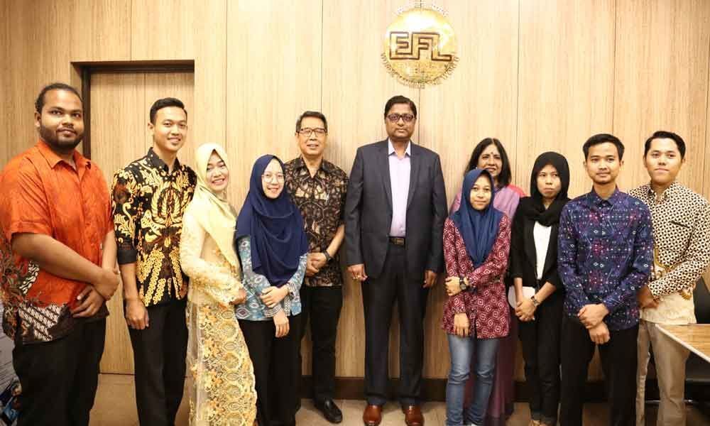 Indonesian delegation calls on EFLU V-C