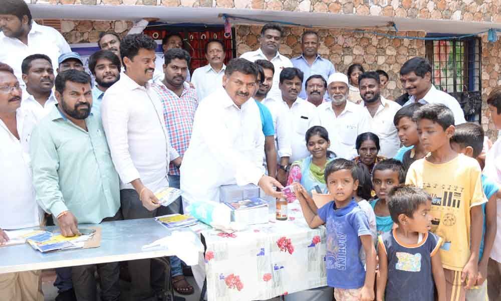 Free ENT medical camp held by TRS leader