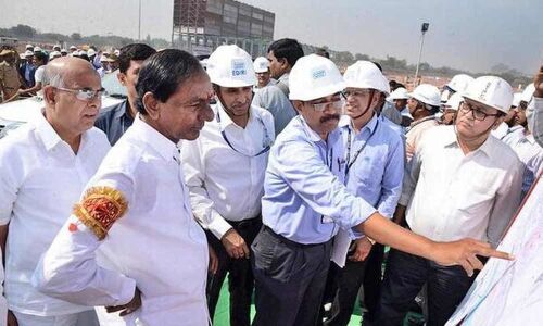 CM KCR to visit Ramangundam and Kaleshwaram