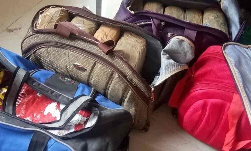 6 peddlers including two women arrested; 132 kg ganja seized