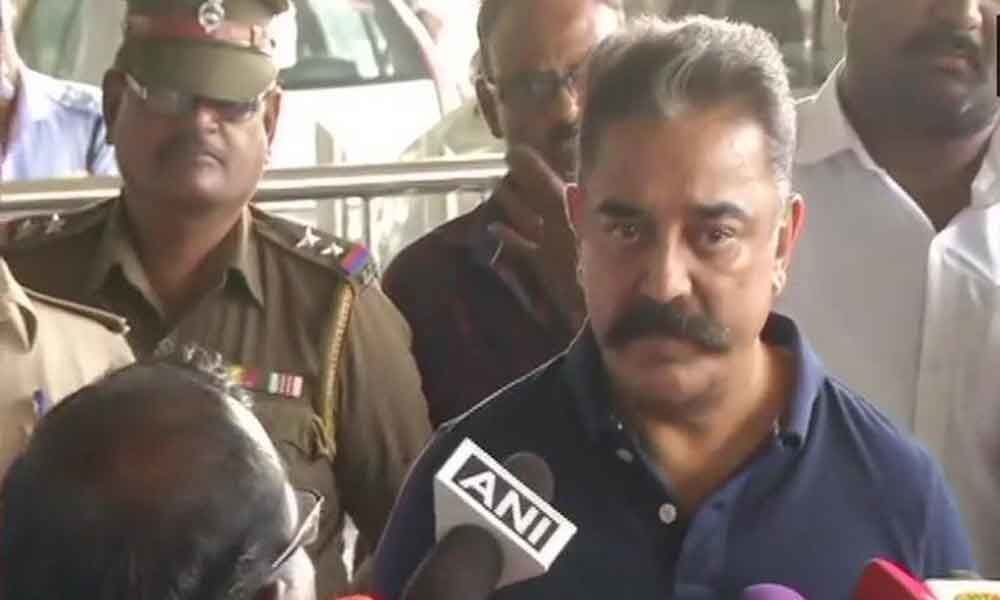Not afraid, all religions have terrorists: Haasan as stones, eggs hurled at him