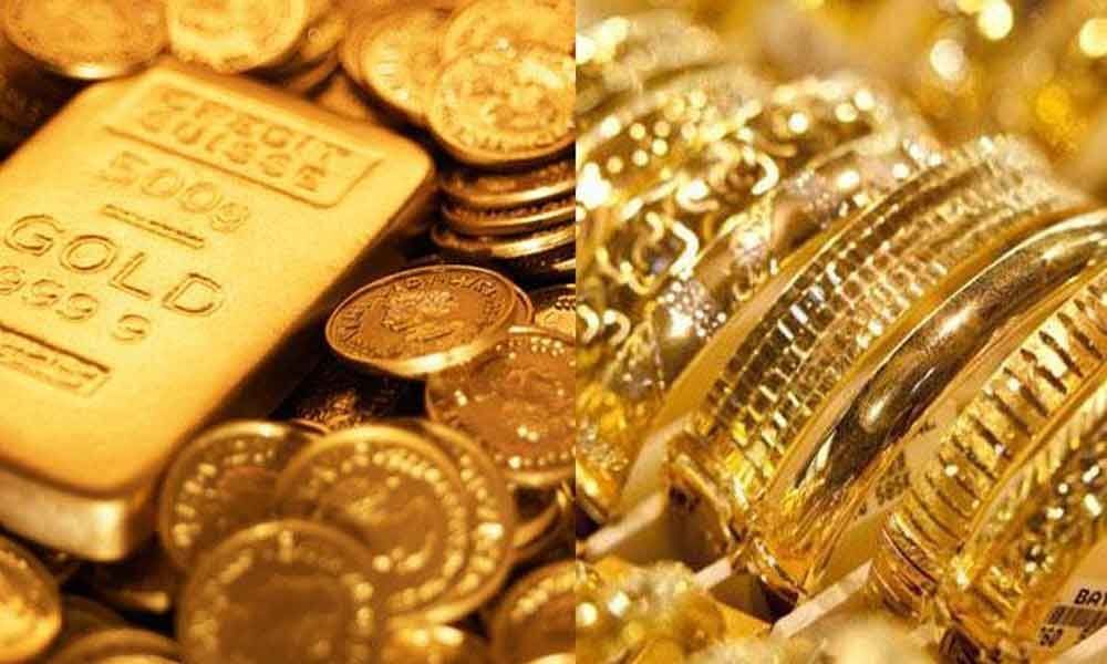 Gold slides by Rs 160 on muted demand, weak global trend