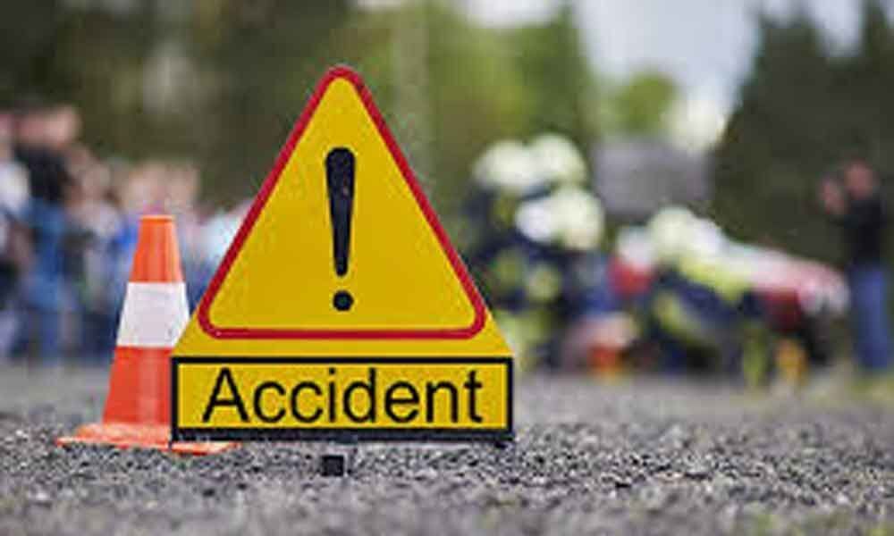 20 injured after TSRTC bus turns turtle in Mancherial