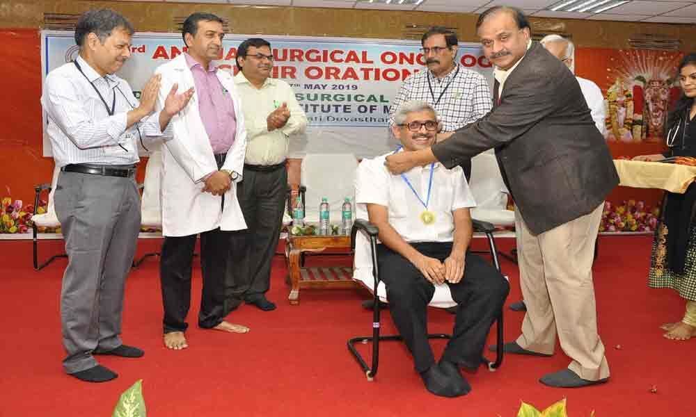 SVIMS holds surgical oncology chair oration