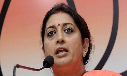 Offers namaz in Amethi, visits temple in MP for votes: Irani slams Priyanka