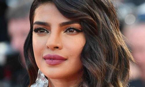 Priyanka Chopra shimmers in a black Roberto Cavalli gown on the red carpet