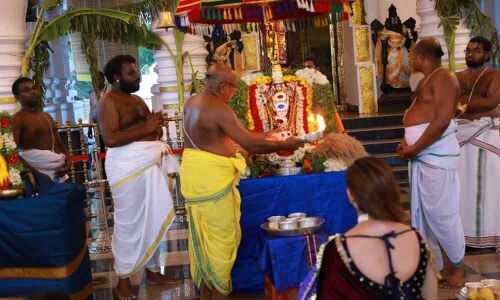 Devotees throng temple for Srinivasa Kalyanam