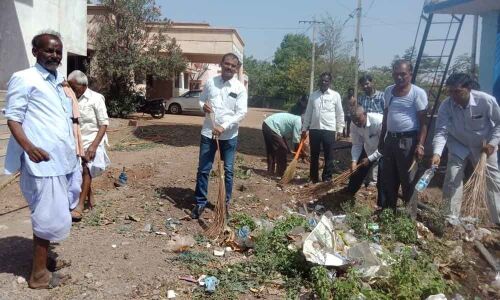Swachh programme at Tahsildar office