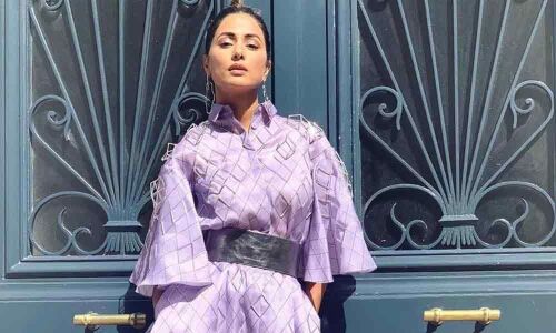 Hina Khan launches Lines poster