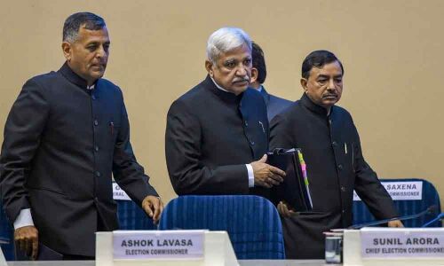 Big split in poll panel?