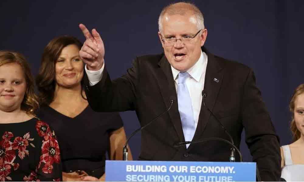 Conservatives in Australia on course for sensational election victory