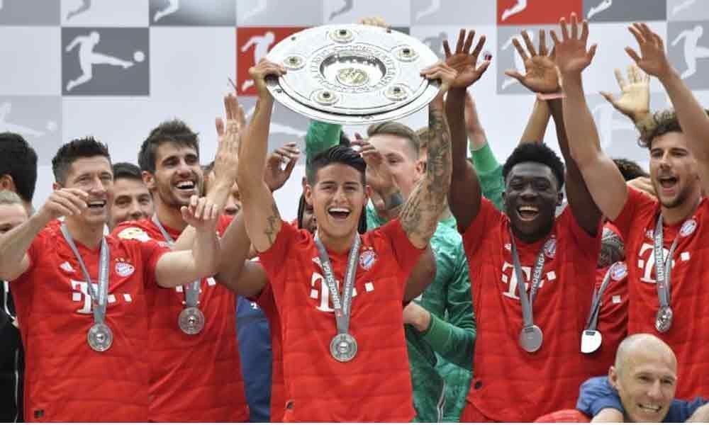 Bundesliga: Bayern crushes Eintracht Frankfurt 5-1 to lift title for record 7 times