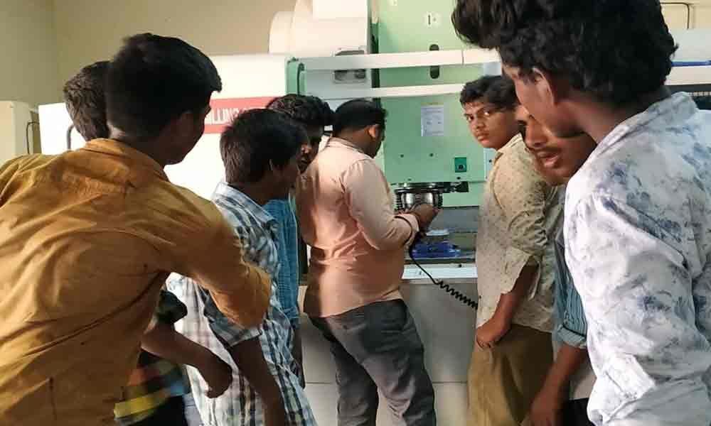 ITI students get CNC-turner training at Sri City